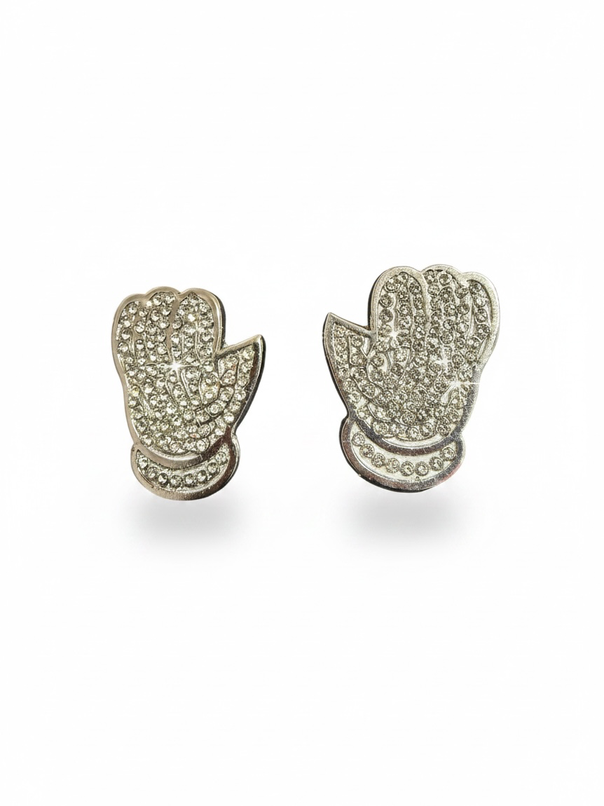 BB X Copshop Sliver Iced out gloves