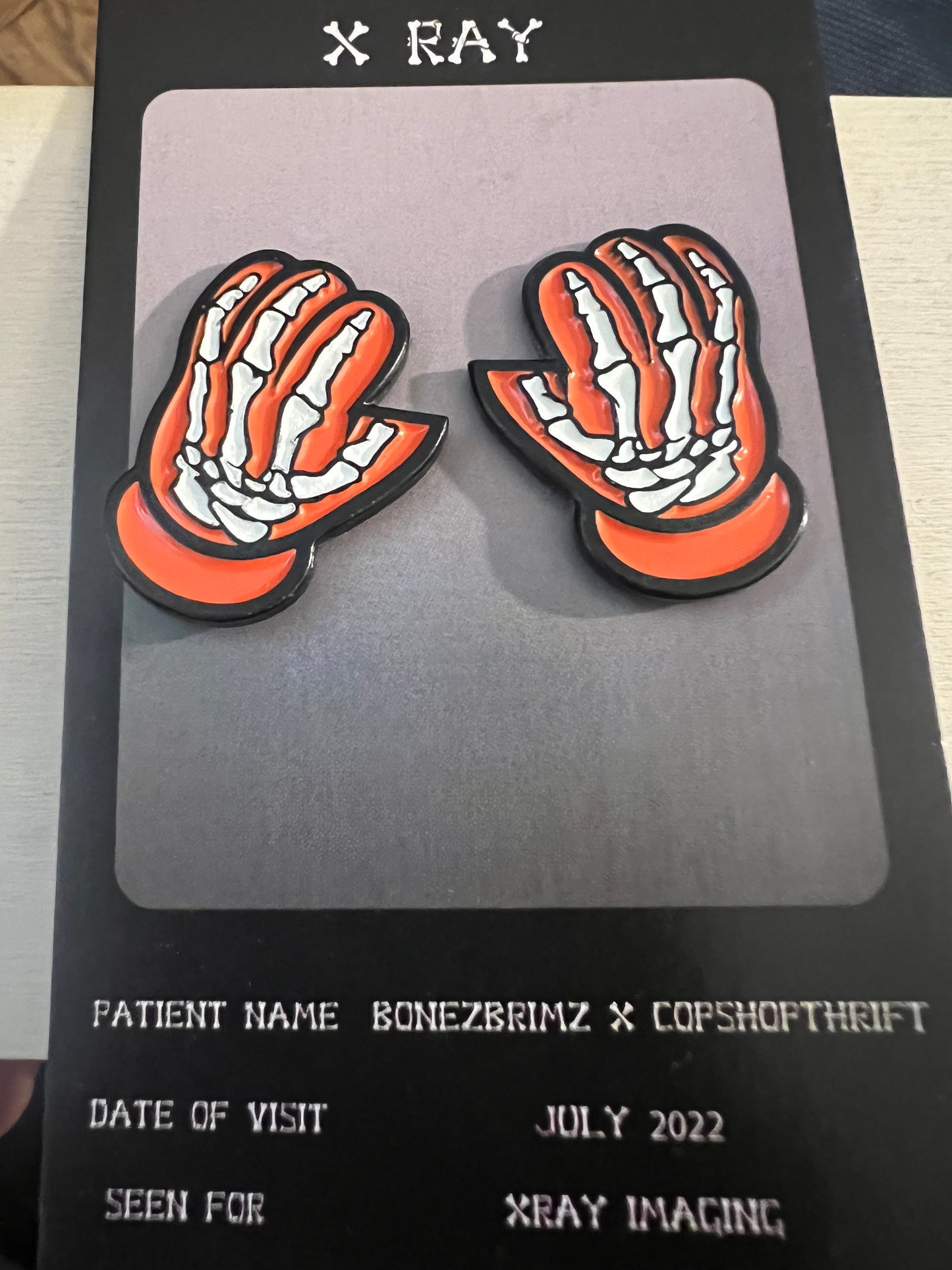 BonezBrimz x CopShopThrift Orange